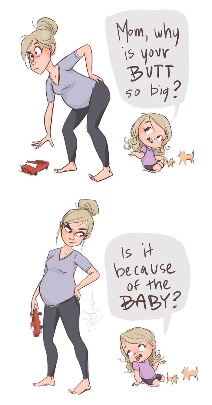 20 Mom Illustrates Her Everyday Motherhood Problems 3876