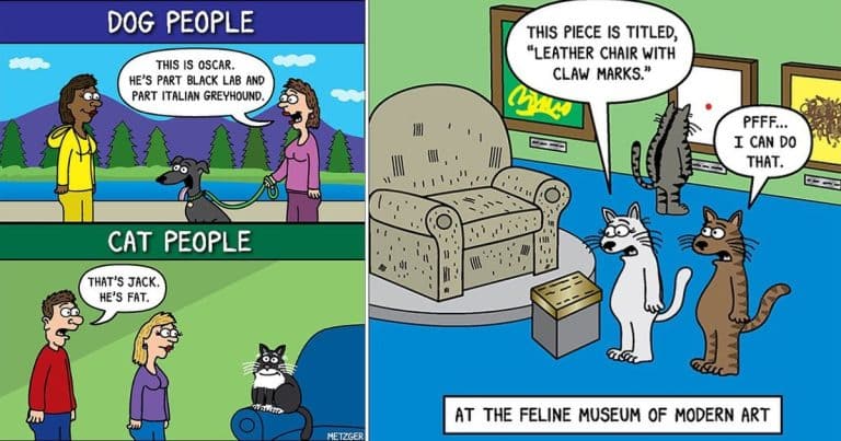 20 Cute Single-panel Comics by Scott Metzger That May Make All Cat ...