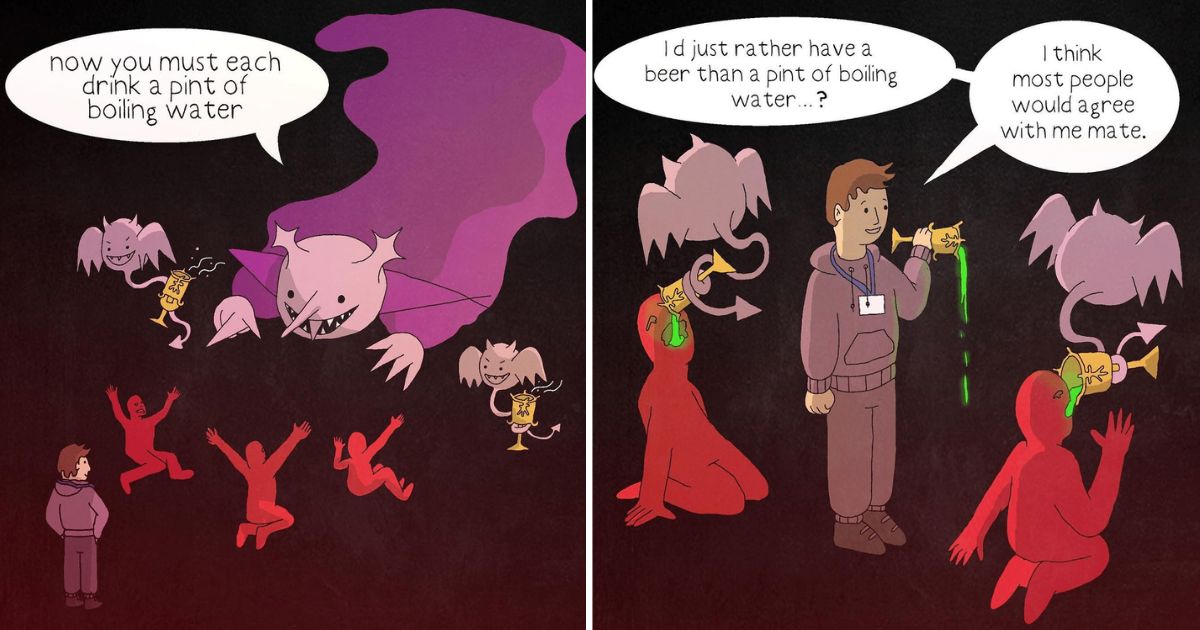 Here is The Long Comic Story About Hell’s Guest by King Louie’s Lab (47 Pics)