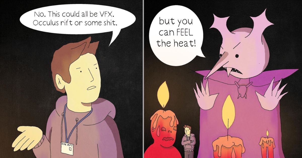 Here Is The Second Part of Long Spooky Comic Story About Hell is a Guest (47 Pics)