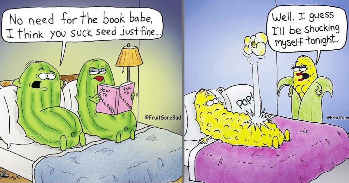 20 Weird Single-Panel Comics by Fruit Gone Bad Tickle Your Funny Bone