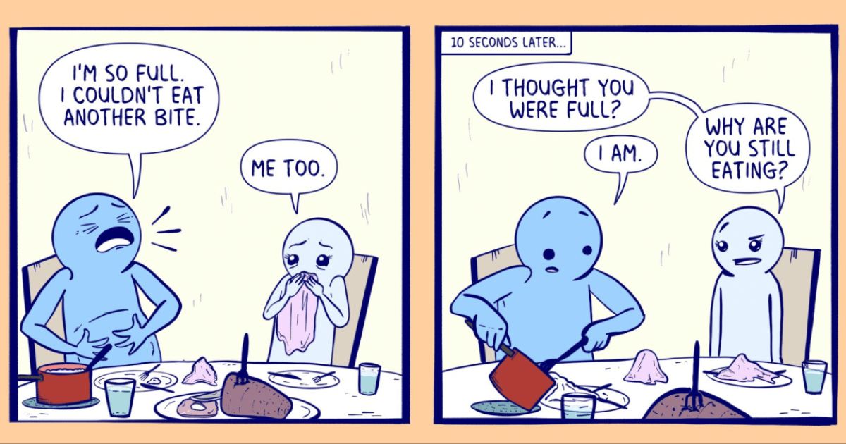 20 Hilarious Comics Shows the Daily Life Experiences of Blue Character