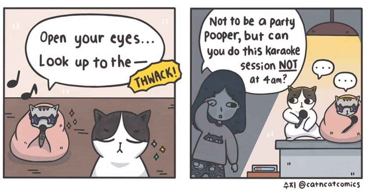 20 Cat & Cat Comics Shows the World of Cats and Their Perspective on Humans