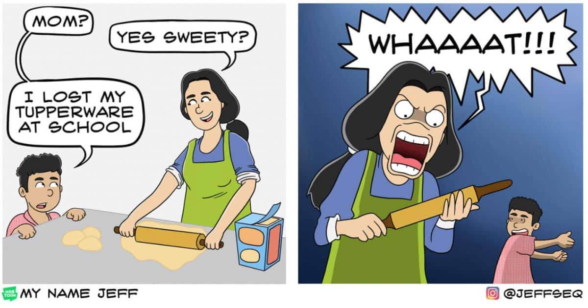 Artist Jeff Shows His Daily Life With Others To Make Their Day Better (20 Comics)