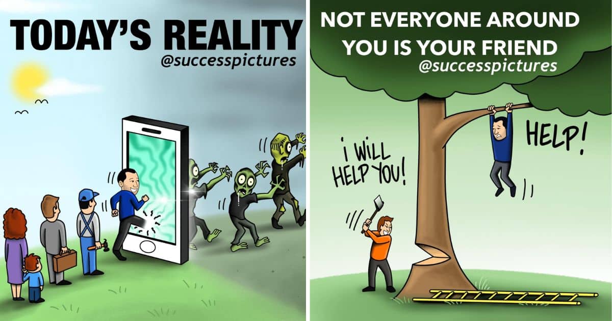 10+ Motivational Illustrations by Success Pictures For Young People