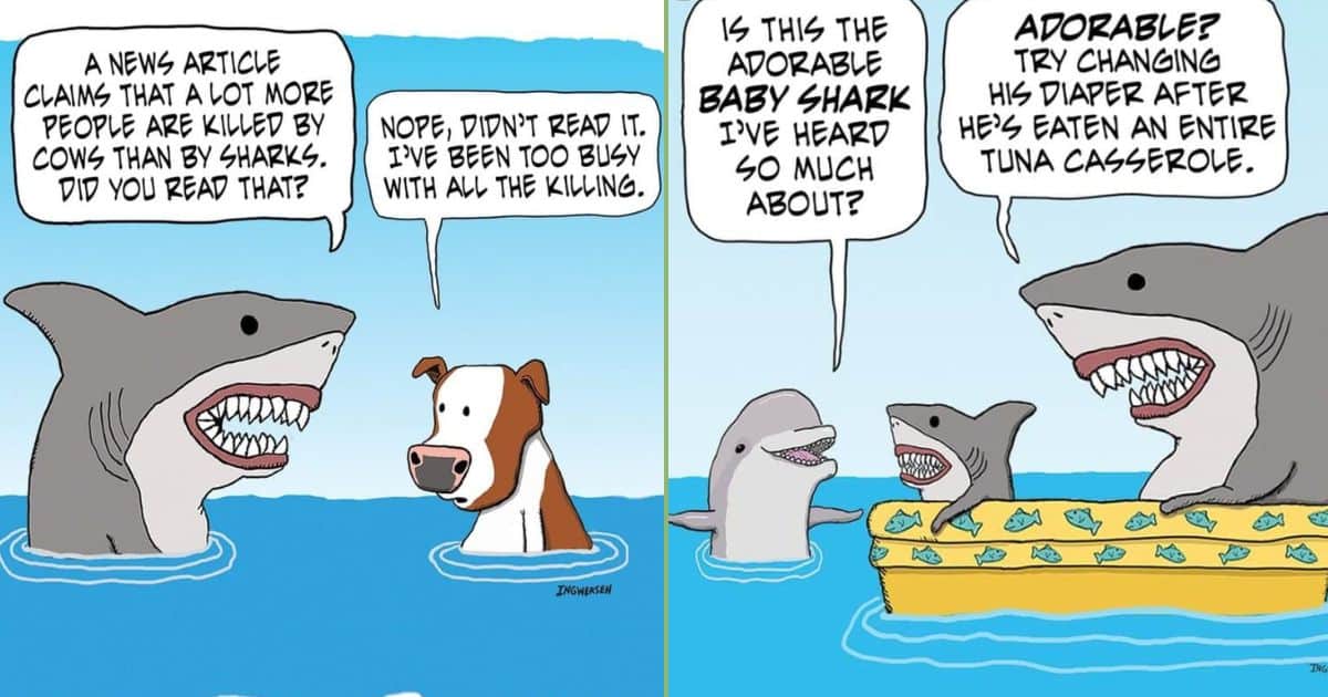 20 Times This Artist use Animals in his Comics to make people laugh