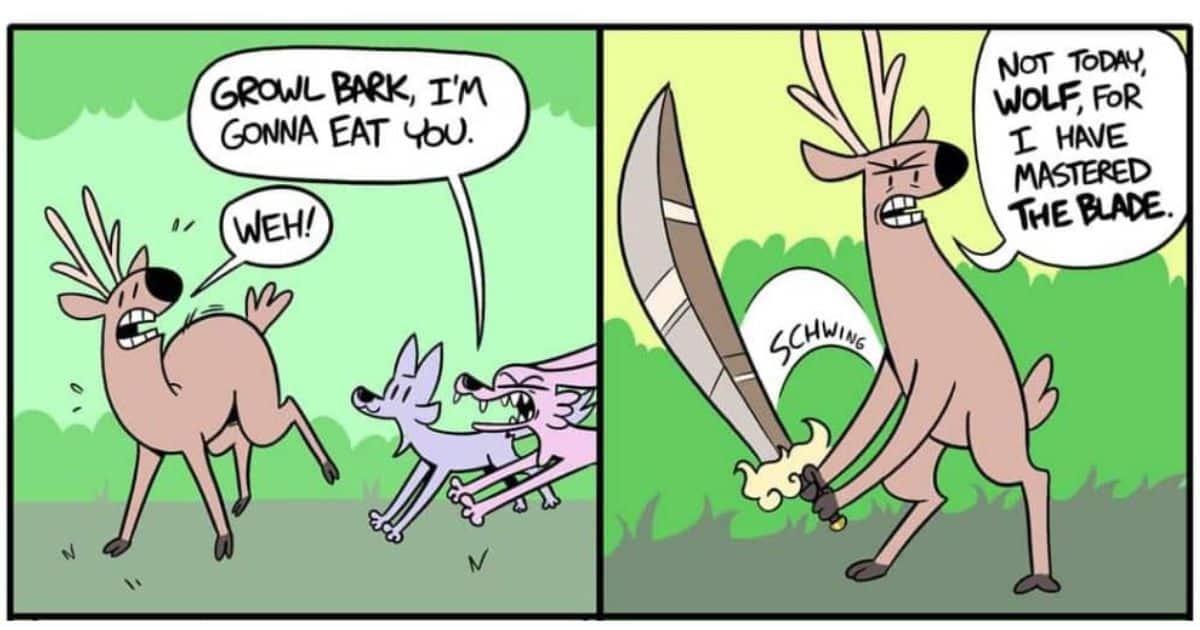 30 Times This Artist Makes Hilarious Comics About Animals And Thier Every day Struggle