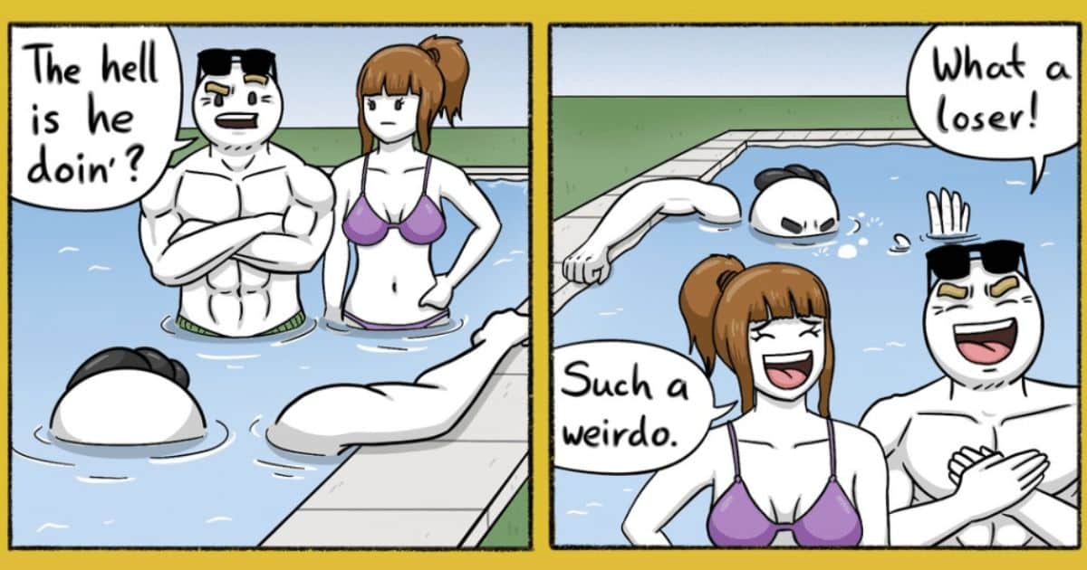 25 Times This Artist illustrates Funny Situations Through his Absurd Comics