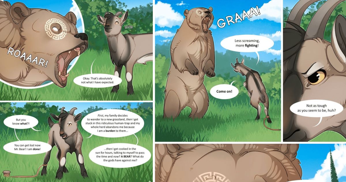 Cartoonist Morlin Lorenz Creates Heartwarming 10+ Animal Comic Stories