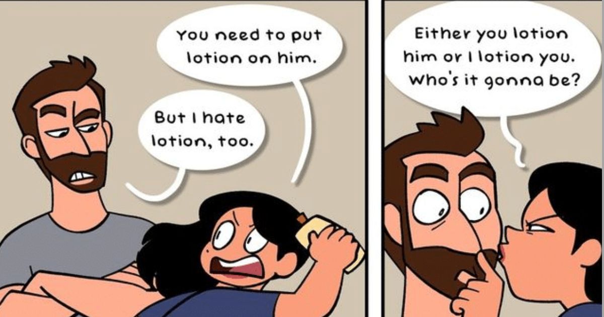 These 20 comics explores the challenges and joys of marriage and parenthood