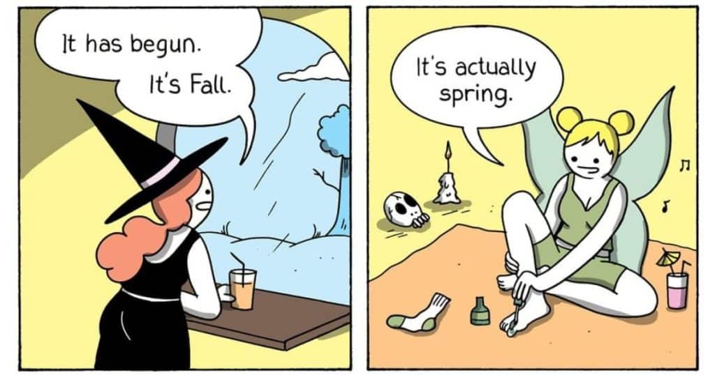 15+ Dark Comics by “War and Peas” with Surprising Turns and Endings