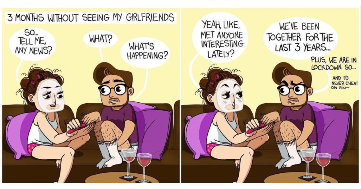 The life of an Average Girl is perfectly illustrated by this Artist’s 10+ Wholesome Comics