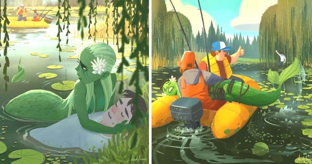 The Artist Shares The Sequel Of The Green Mermaid Story That Hit People In The Feels