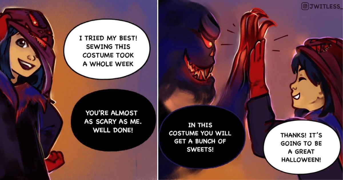 Here is the Halloween Monster 20+ Jwitless Art Comic Story That Will Surely Thrilled You