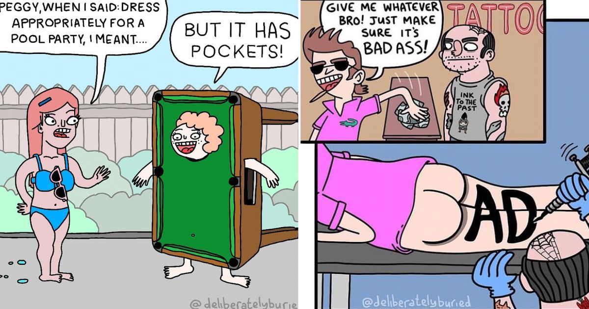 10+20 Random Comics Full of Unexpected Twists for Dark Humor Lovers