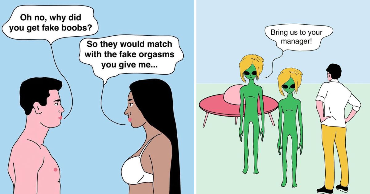 15 Comics about Everyday Situations with a Twist that Reveals a Hidden Meaning