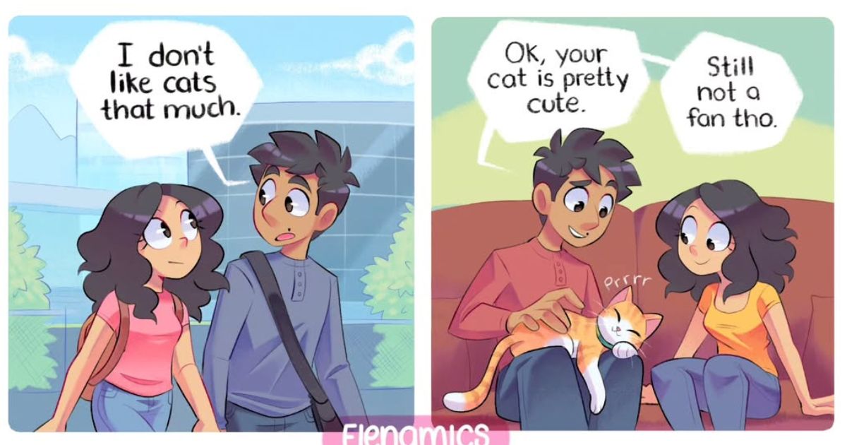 10+ Elenamics Comics Capture the Humor and Awkwardness of Everyday Situations