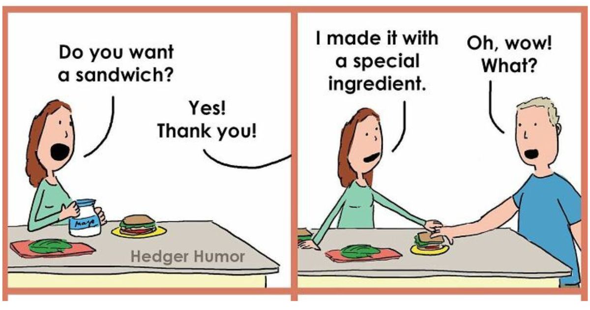 Hedger Humor Creates 20 Cartoons That Depict Life’s Ridiculous Moments